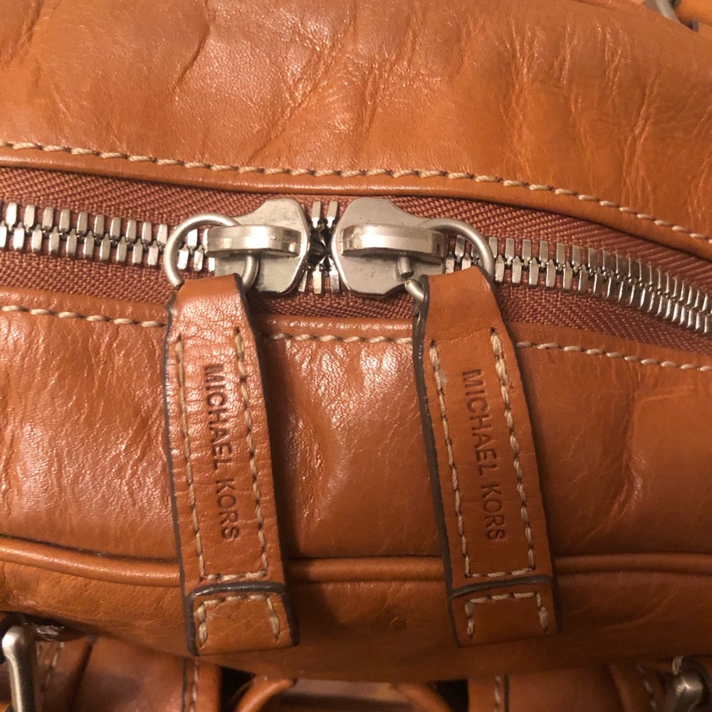 Michael Kors leather luggage satchel - Picture 5 of 8
